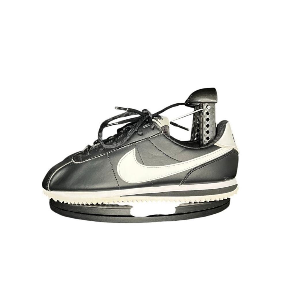 Boys Nike Cortez 72 Classic Leather Sneakers Size 5Y Black White - Picture 2 of 6